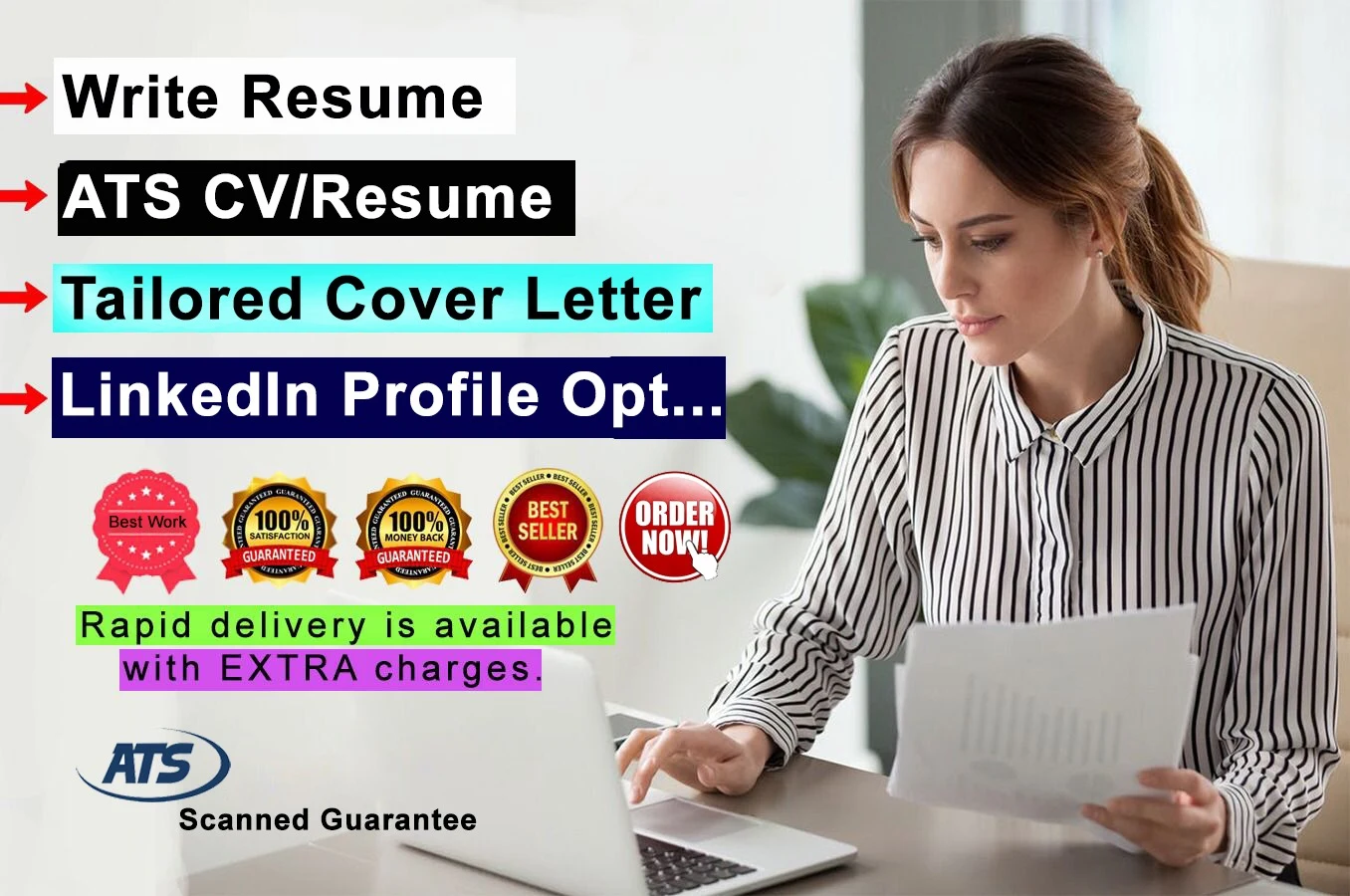 I will write, edit, upgrade your resume, CV, cover letter and linkedin