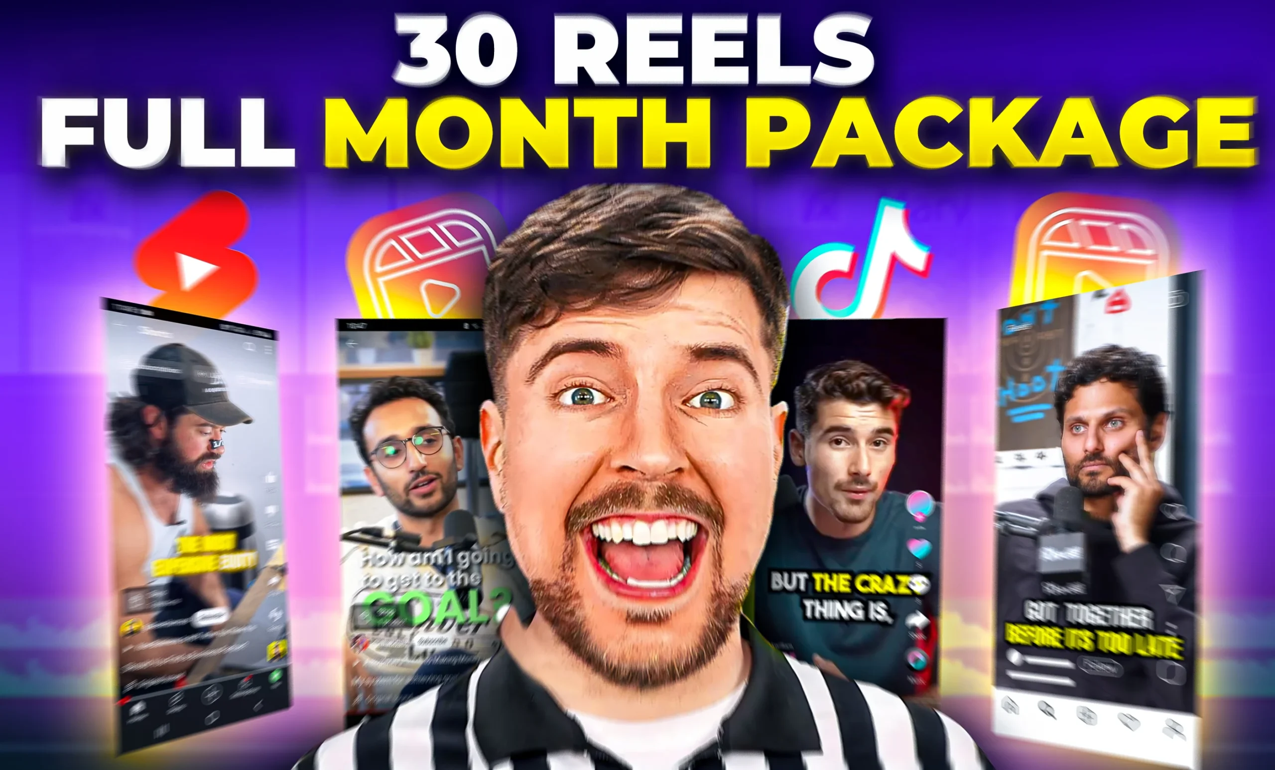 I will instagram reels editor, youtube shorts, tiktok video editor